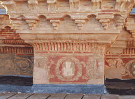 Frontal del mural restaurado